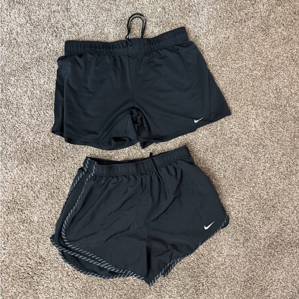 Nike Black Running Shorts Duo